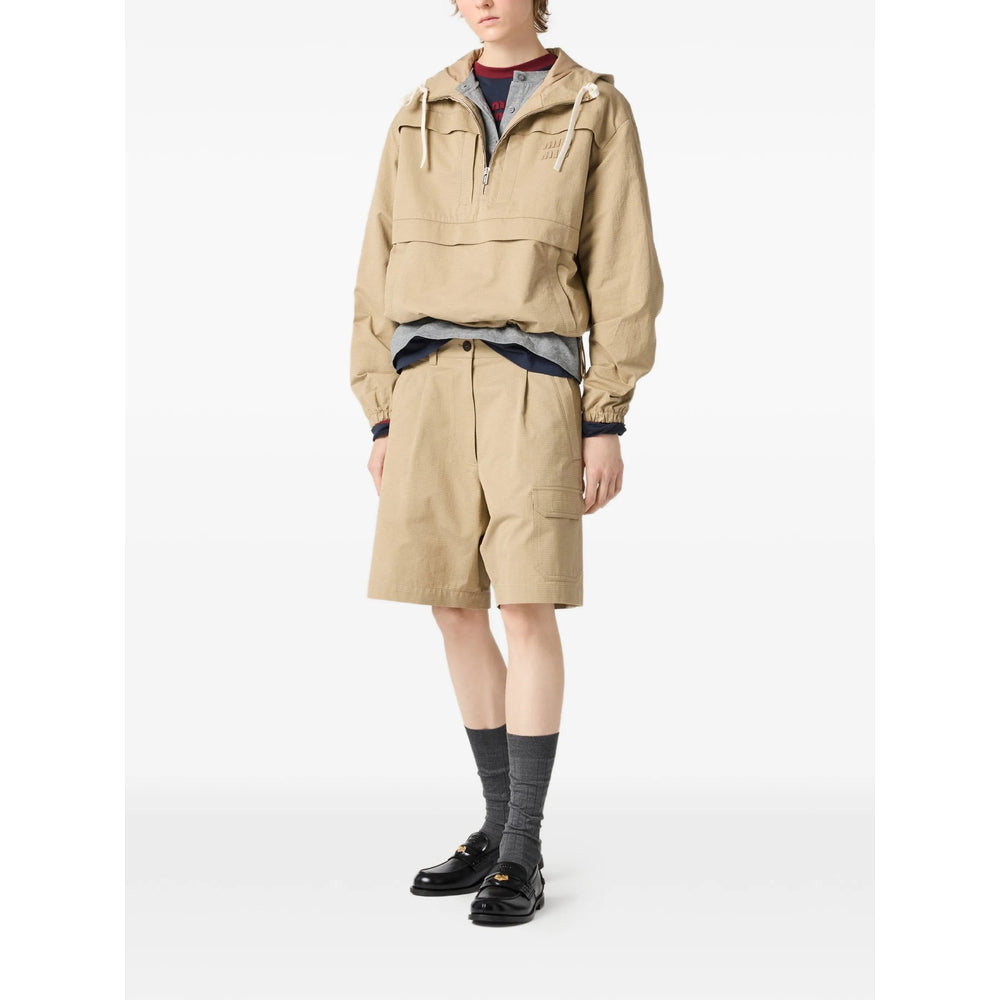 Miu Miu Neutrals Jackets - Oversized Jackets Women MIU MIU