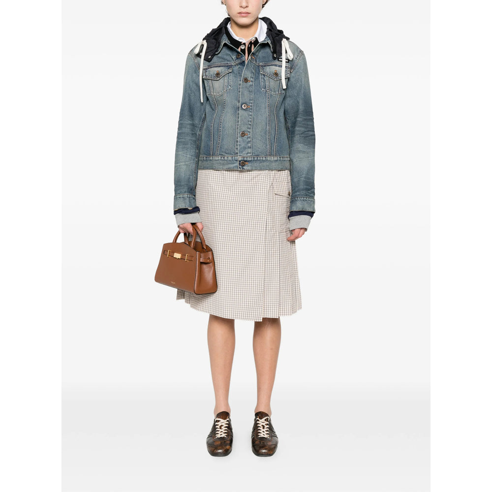 Miu Miu Blue Jackets - Denim Jackets Women MIU MIU