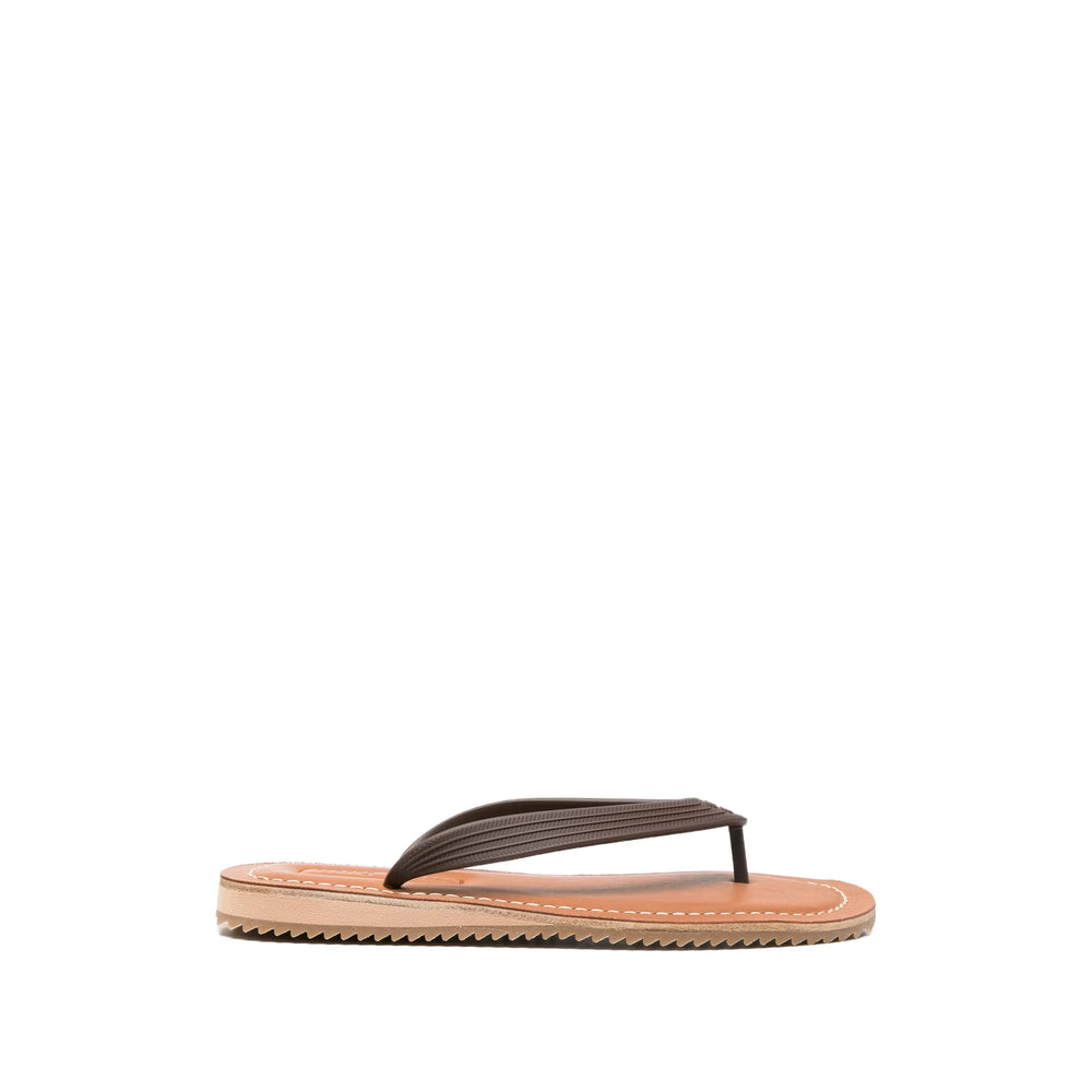 Miu Miu Brown Flip-Flops & Slides Women MIU MIU