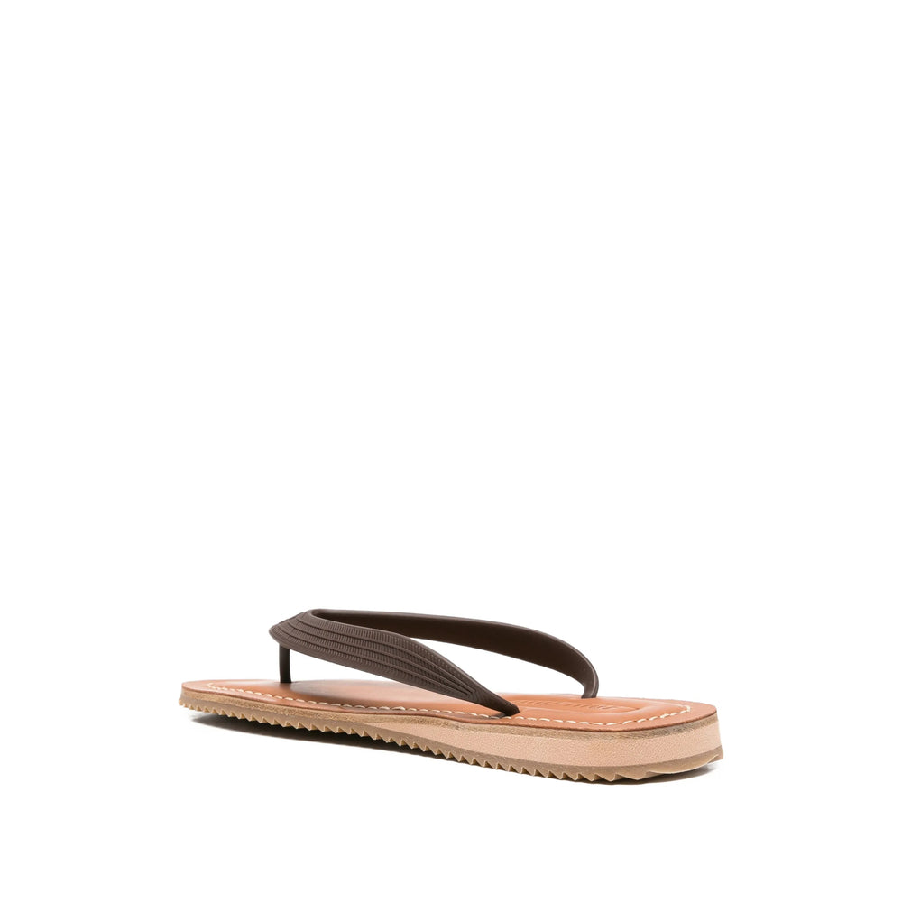 Miu Miu Brown Flip-Flops & Slides Women MIU MIU