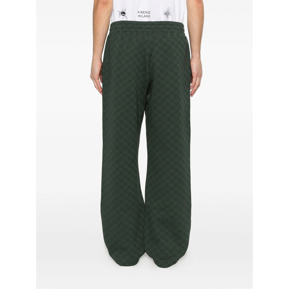 Gucci Green Trousers - Track Pants Men GUCCI