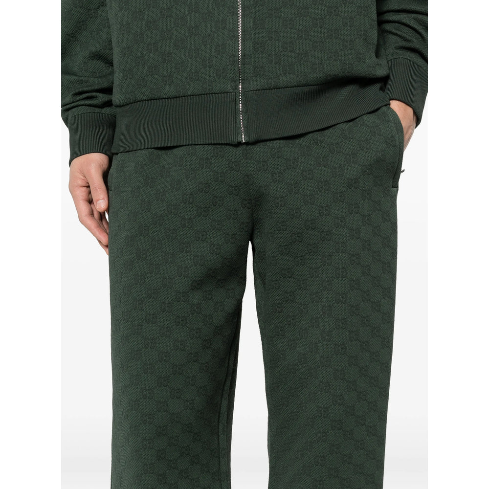 Gucci Green Trousers - Track Pants Men GUCCI