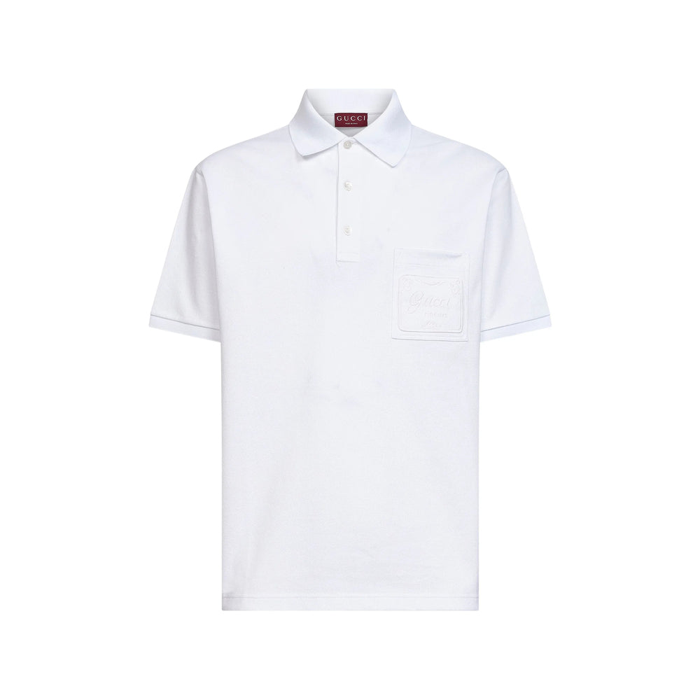 Gucci White Polo Shirts Men GUCCI