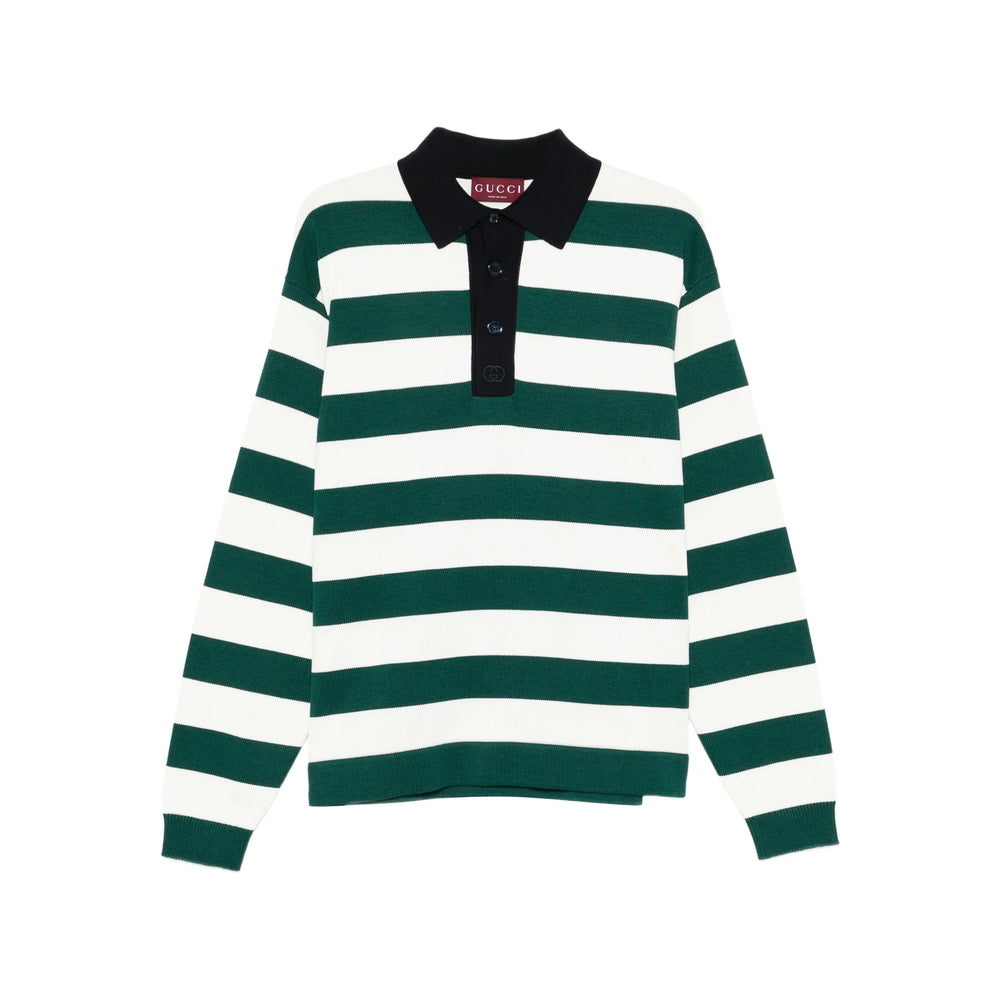 Gucci Green Polo Shirts Men GUCCI