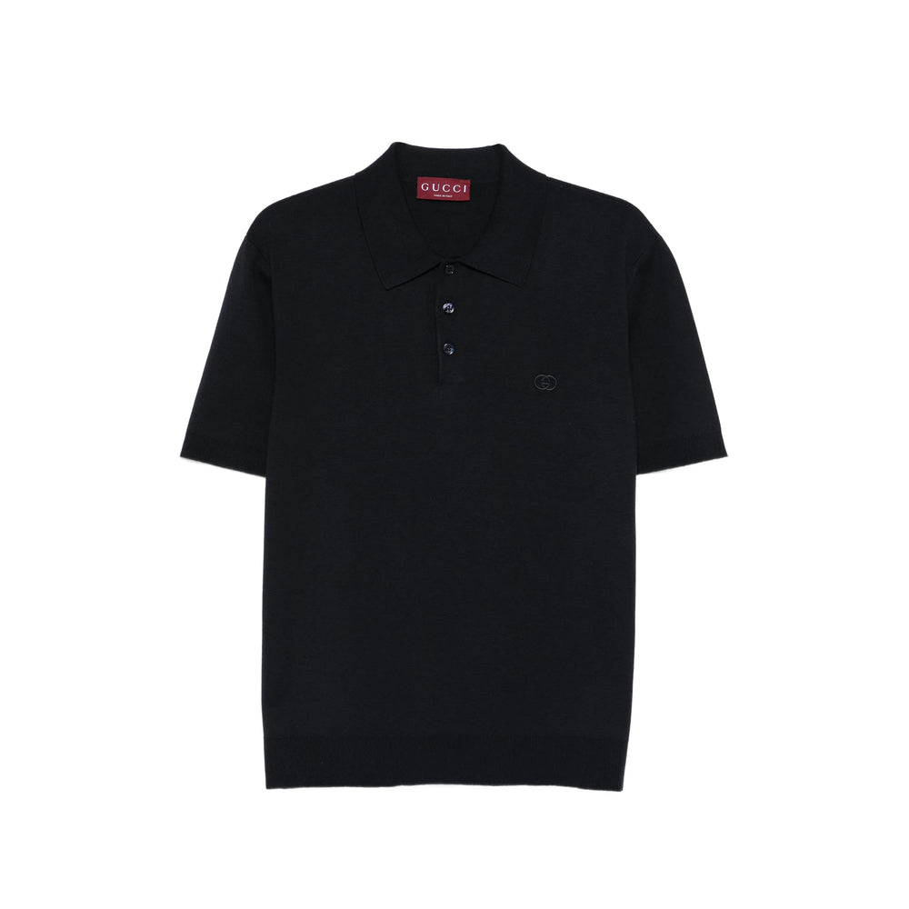 Gucci Blue Polo Shirts Men GUCCI