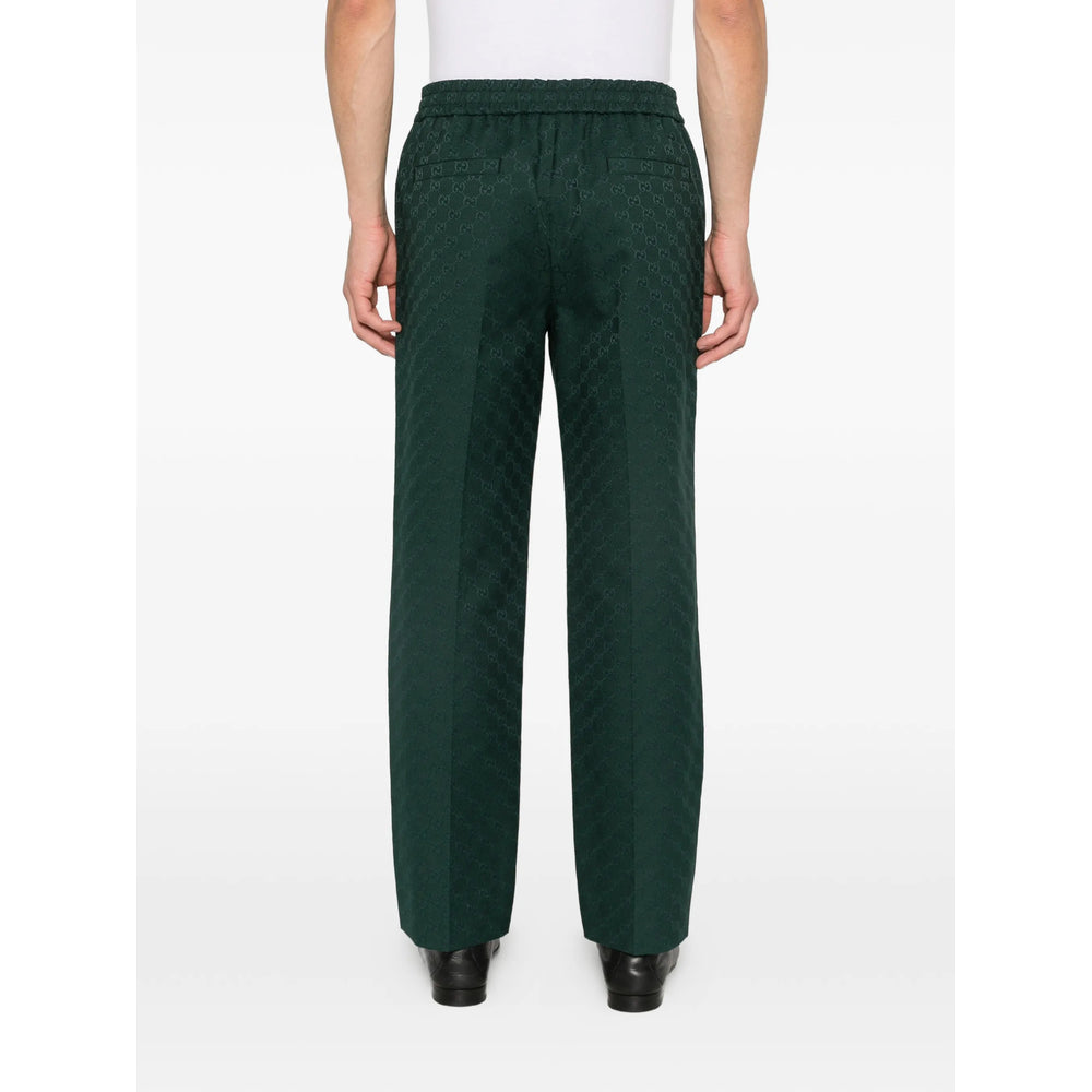 Gucci Green Trousers - Regular & Straight-Leg Trousers Men GUCCI