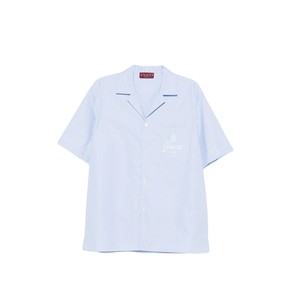 Gucci Blue Shirts Men GUCCI