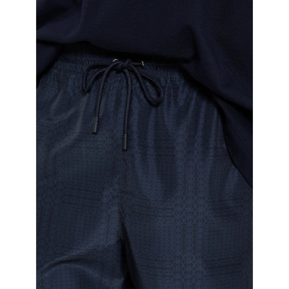 Gucci Blue Beachwear - Swim Shorts Men GUCCI
