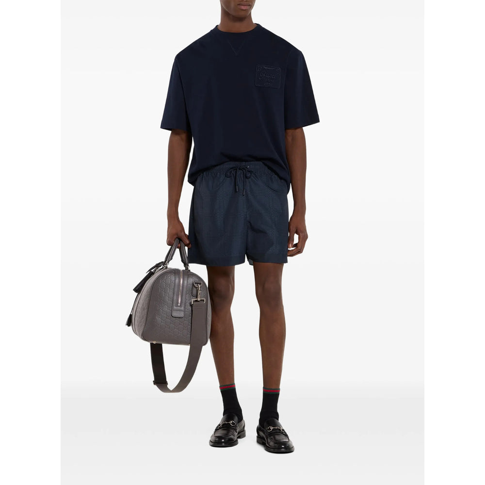Gucci Blue Beachwear - Swim Shorts Men GUCCI