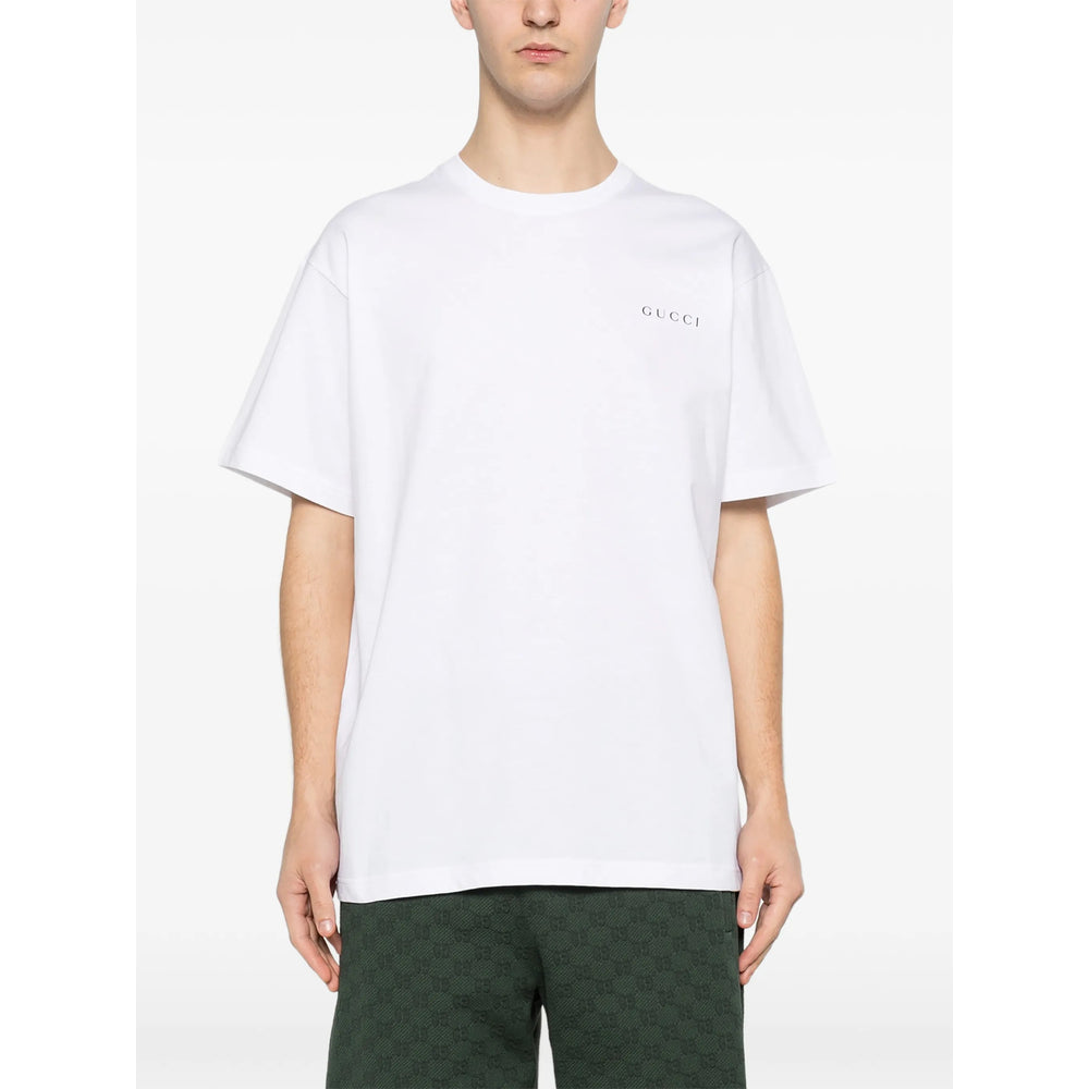 Gucci White T-Shirts & Vests - T-Shirts Men GUCCI