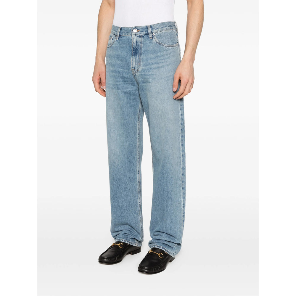 Gucci Blue Denim - Regular & Straight-Leg Jeans Men GUCCI