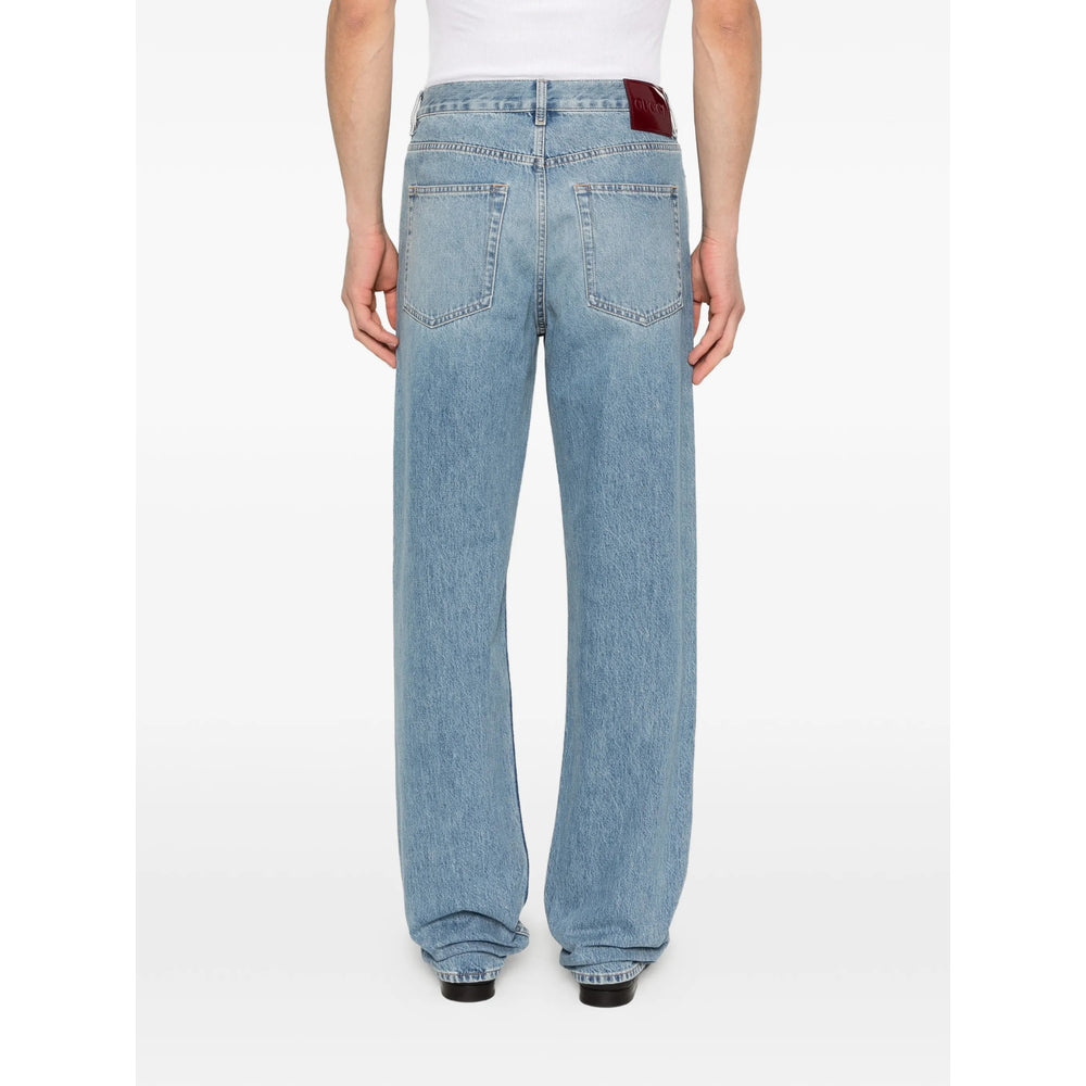 Gucci Blue Denim - Regular & Straight-Leg Jeans Men GUCCI