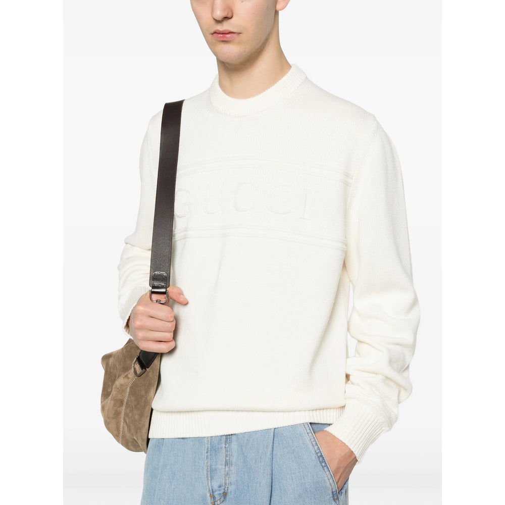 Gucci White Sweaters & Knitwear - Jumpers Men GUCCI
