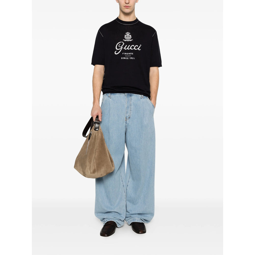 Gucci Blue T-Shirts & Vests - T-Shirts Men GUCCI