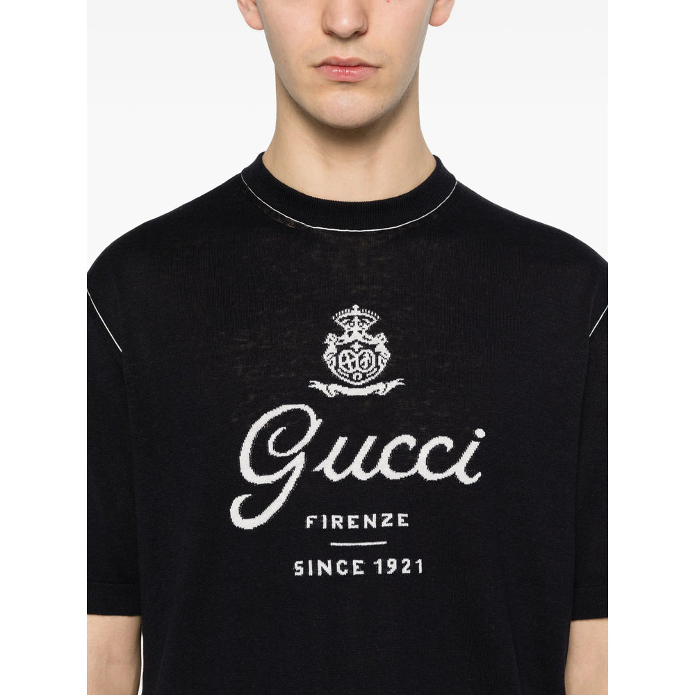 Gucci Blue T-Shirts & Vests - T-Shirts Men GUCCI