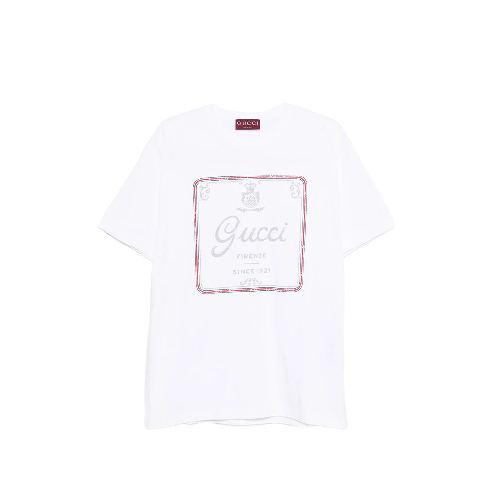 Gucci White T-Shirts & Vests - T-Shirts Men GUCCI