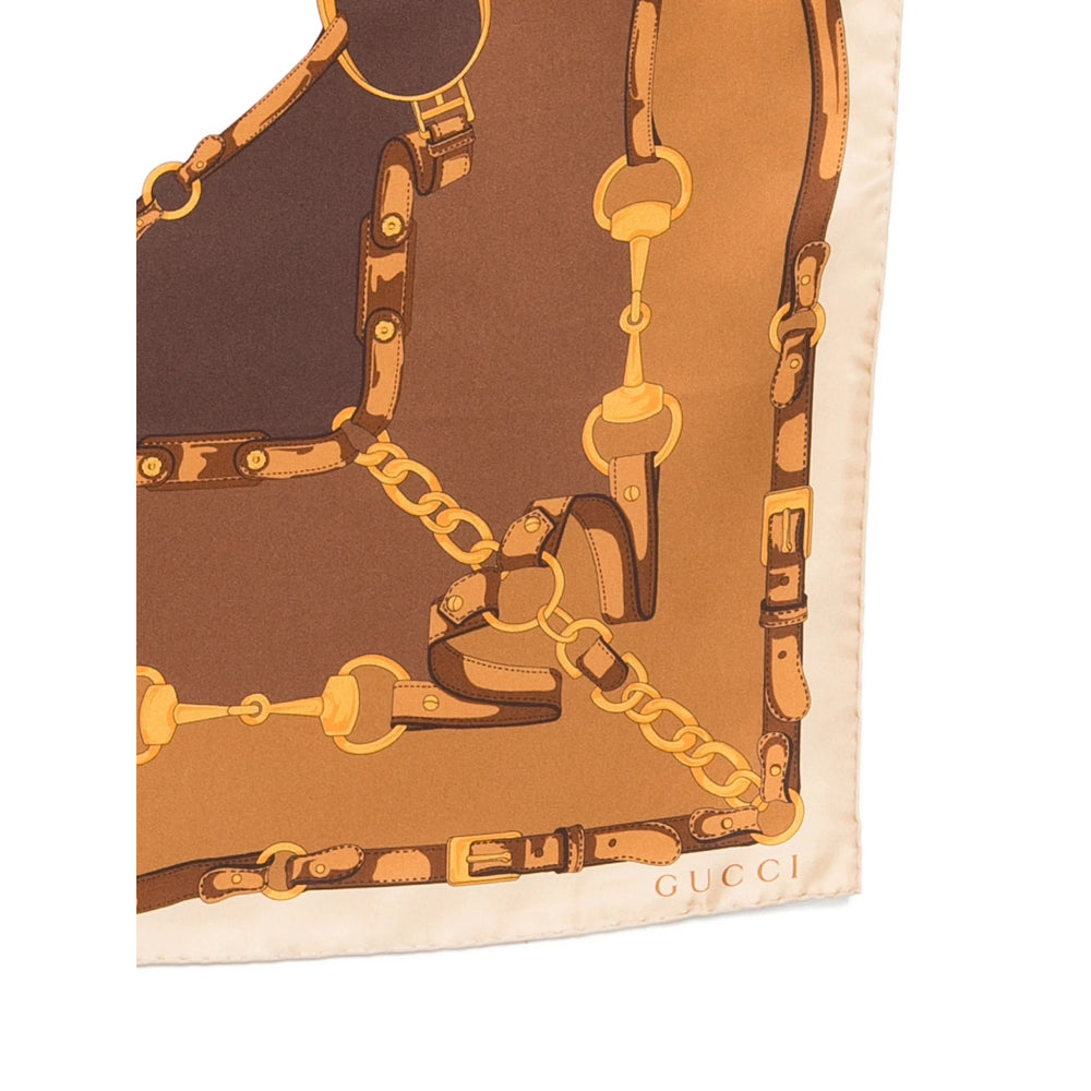 Gucci Brown Scarves Women GUCCI