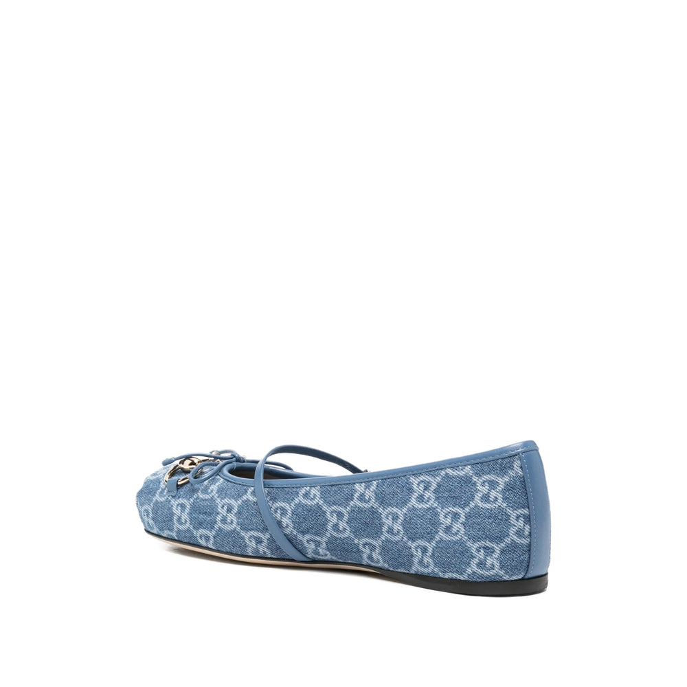 Gucci Blue Ballet Flats Women GUCCI