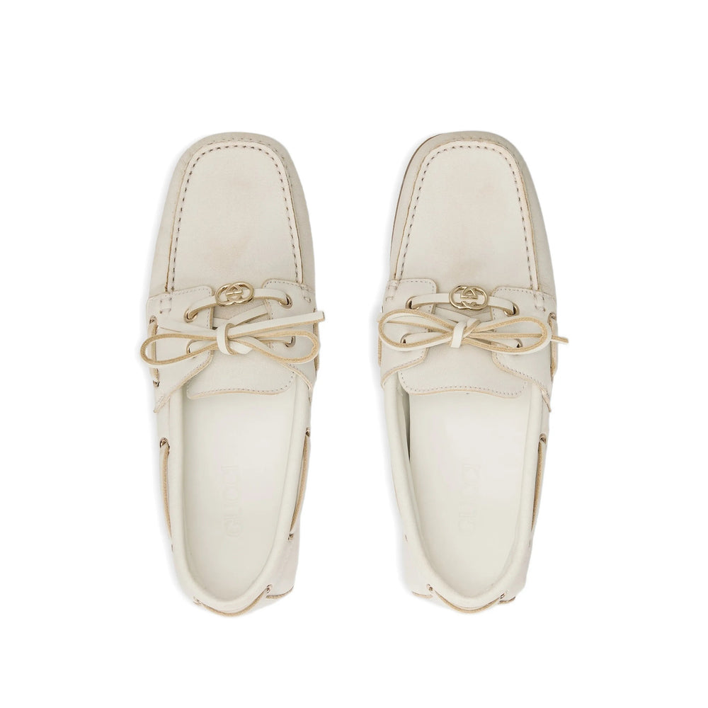 Gucci White Loafers Women GUCCI