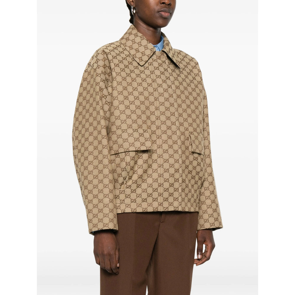 Gucci Neutrals Jackets - Bomber Jackets Women GUCCI