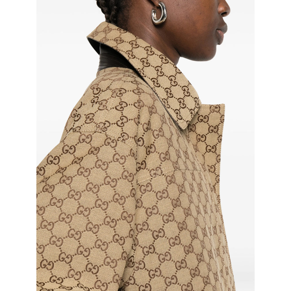 Gucci Brown Jackets - Bomber Jackets Women GUCCI