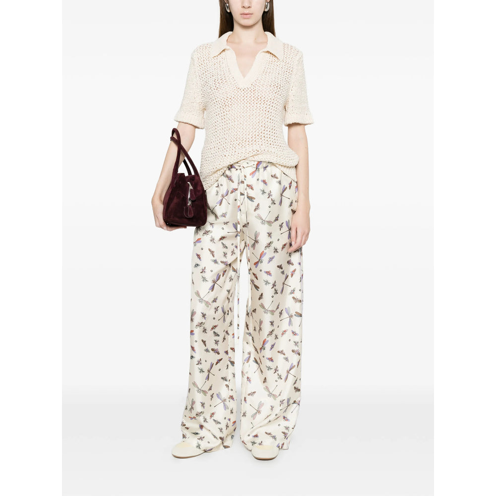 Gucci Neutrals Trousers - Straight Trousers Women GUCCI