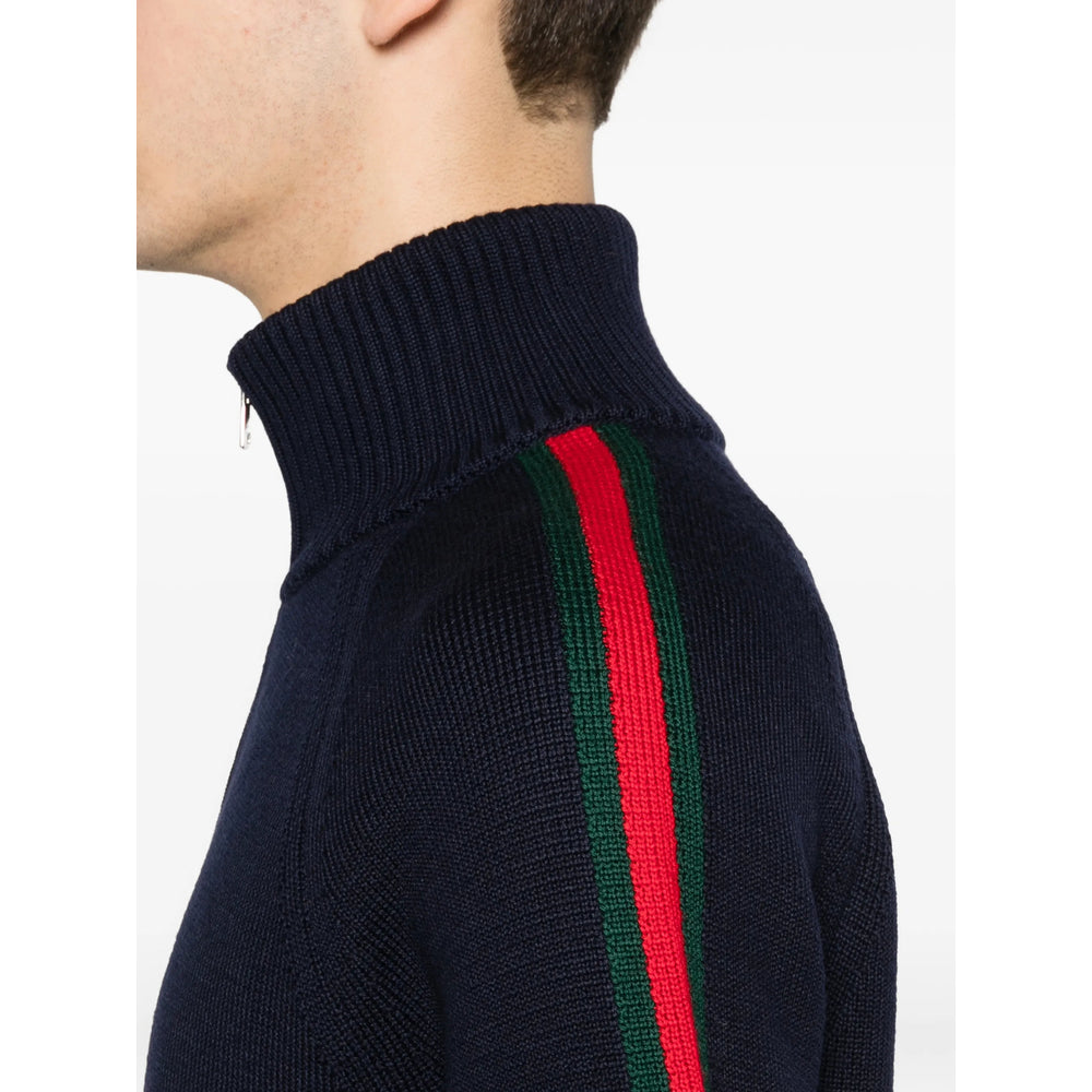 Gucci Blue Sweaters & Knitwear - Cardigans Men GUCCI