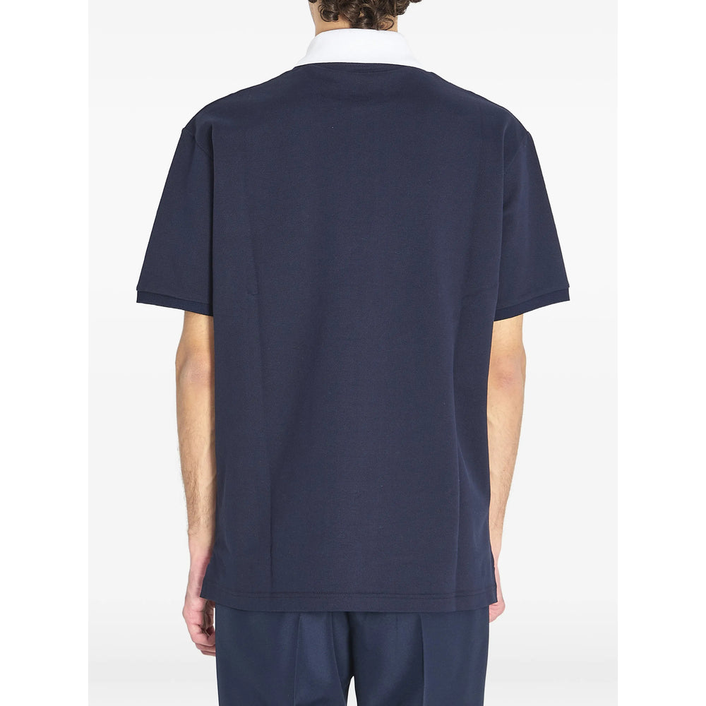 Gucci Blue Polo Shirts Men GUCCI