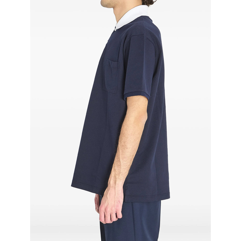Gucci Blue Polo Shirts Men GUCCI