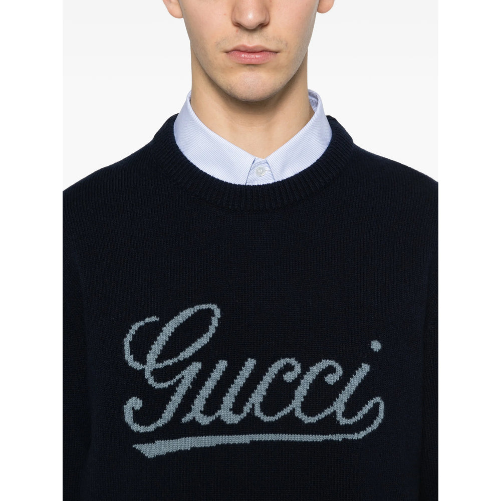 Gucci Blue Sweaters & Knitwear - Jumpers Men GUCCI