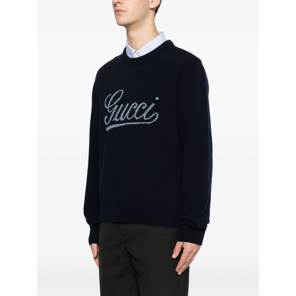 Gucci Blue Sweaters & Knitwear - Jumpers Men GUCCI