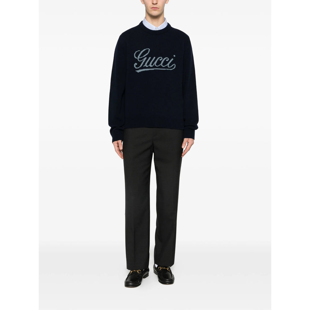 Gucci Blue Sweaters & Knitwear - Jumpers Men GUCCI