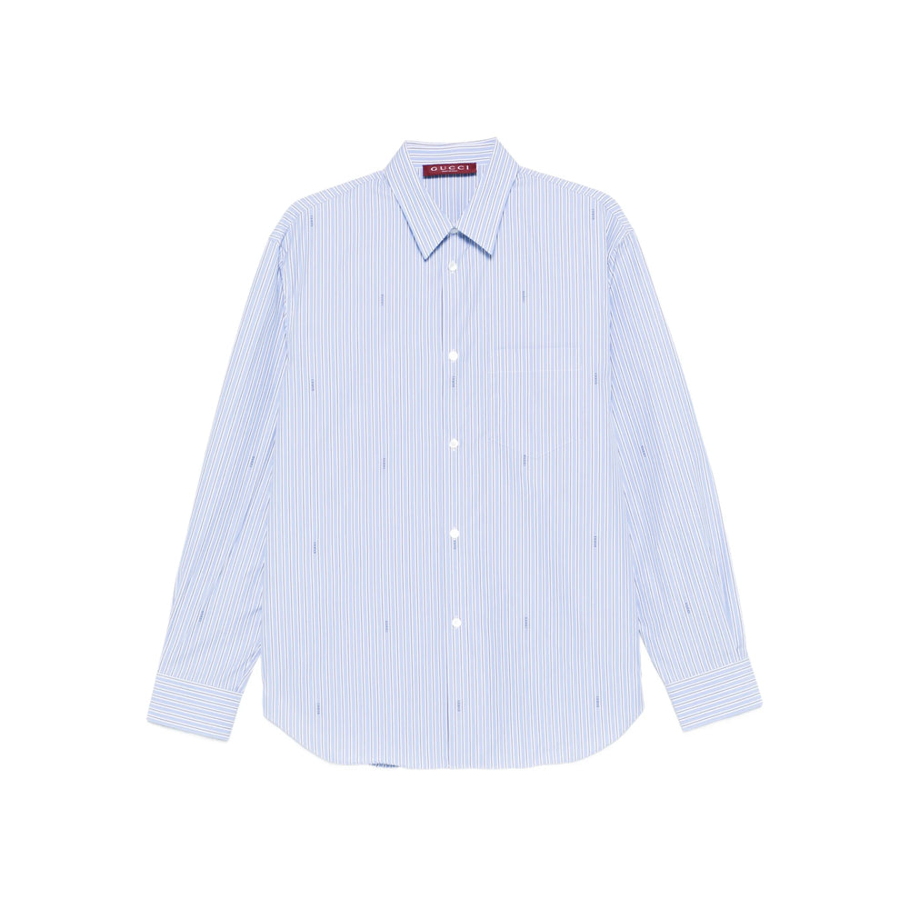 Gucci Blue Shirts Men GUCCI