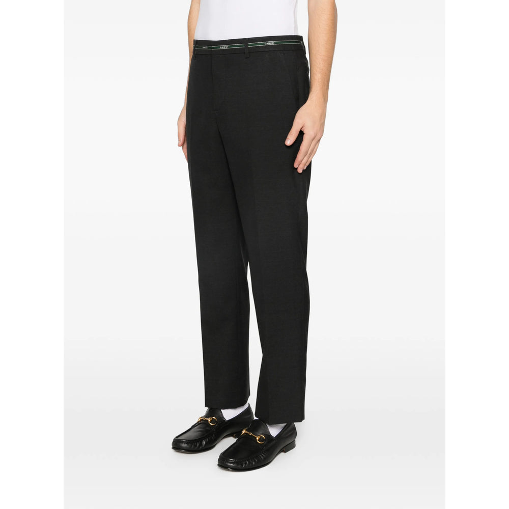 Gucci Grey Trousers - Regular & Straight-Leg Trousers Men GUCCI