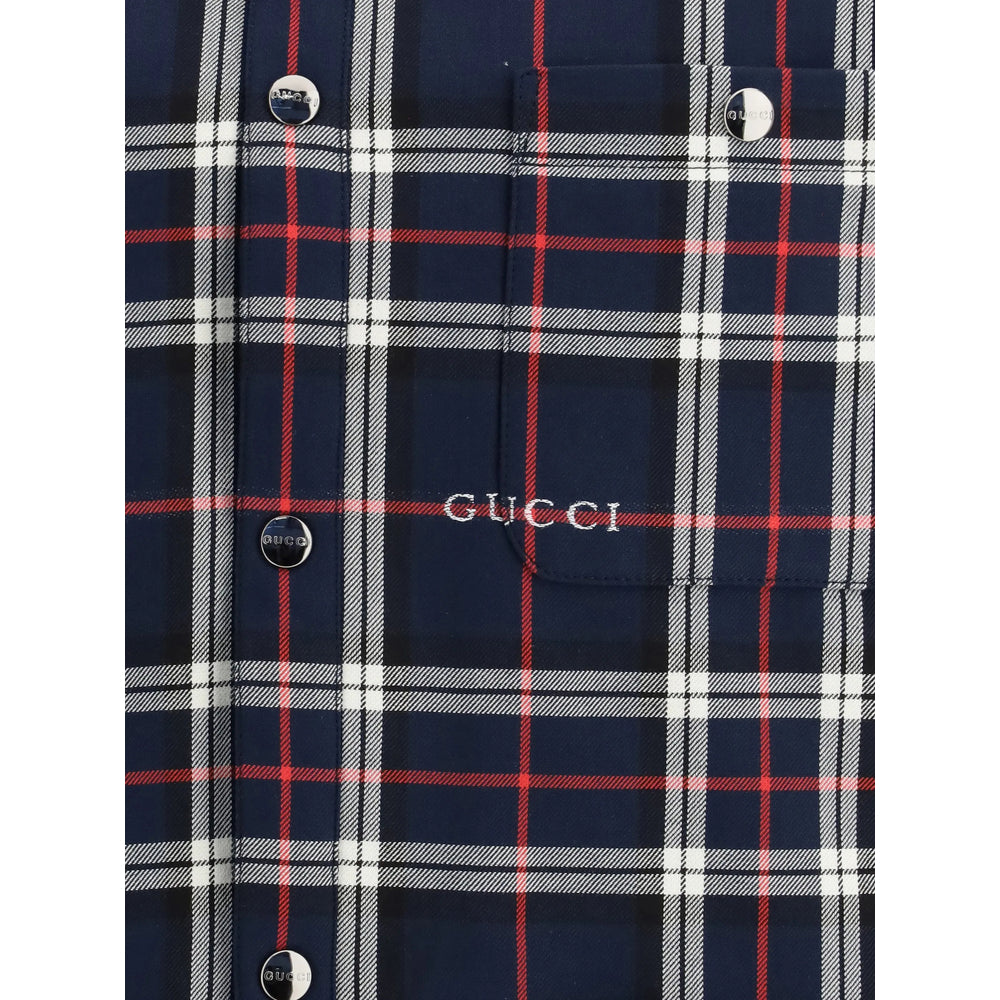 Gucci Blue Jackets - Shirt Jackets Men GUCCI
