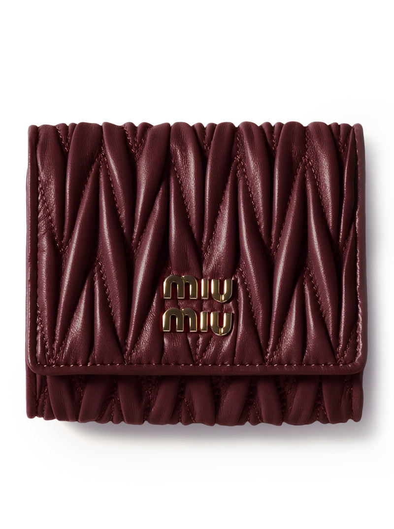 Miu Miu Women Small Wallet In Nappa Matelasse MIU MIU