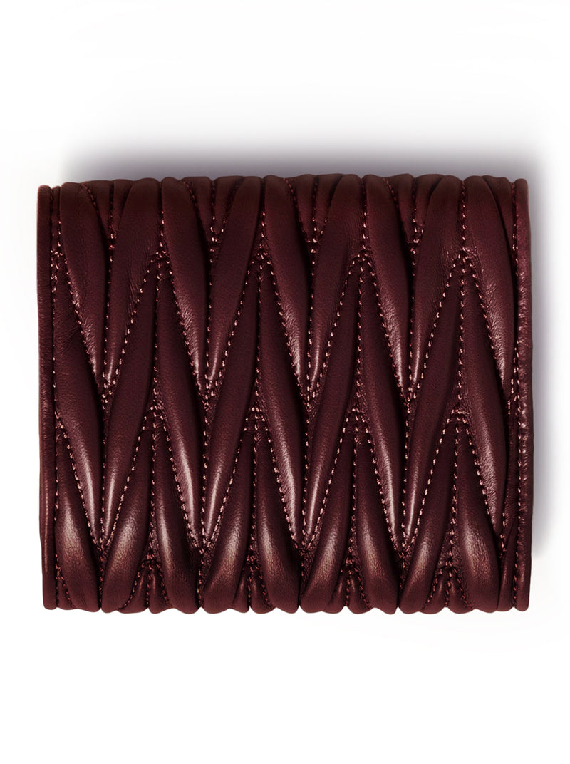 Miu Miu Women Small Wallet In Nappa Matelasse MIU MIU