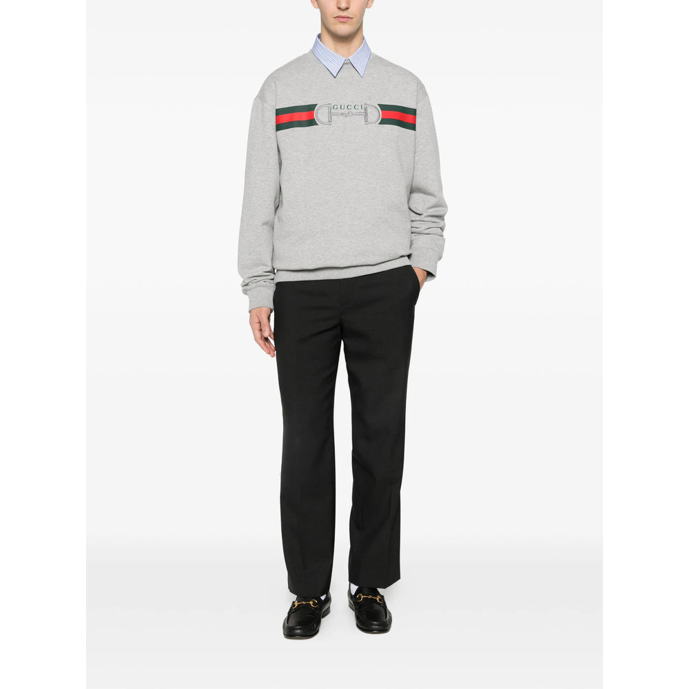 Gucci Grey Sweaters & Knitwear - Sweatshirts Men GUCCI