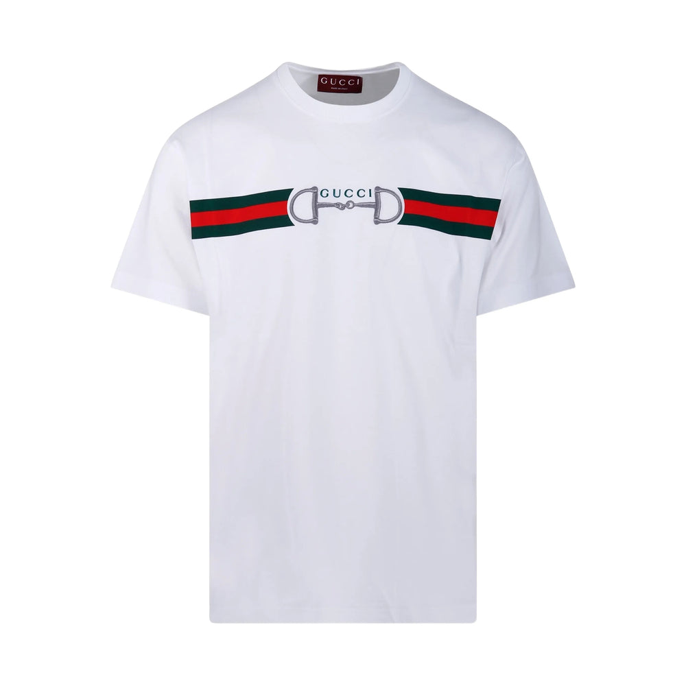 Gucci White T-Shirts & Vests - T-Shirts Men GUCCI