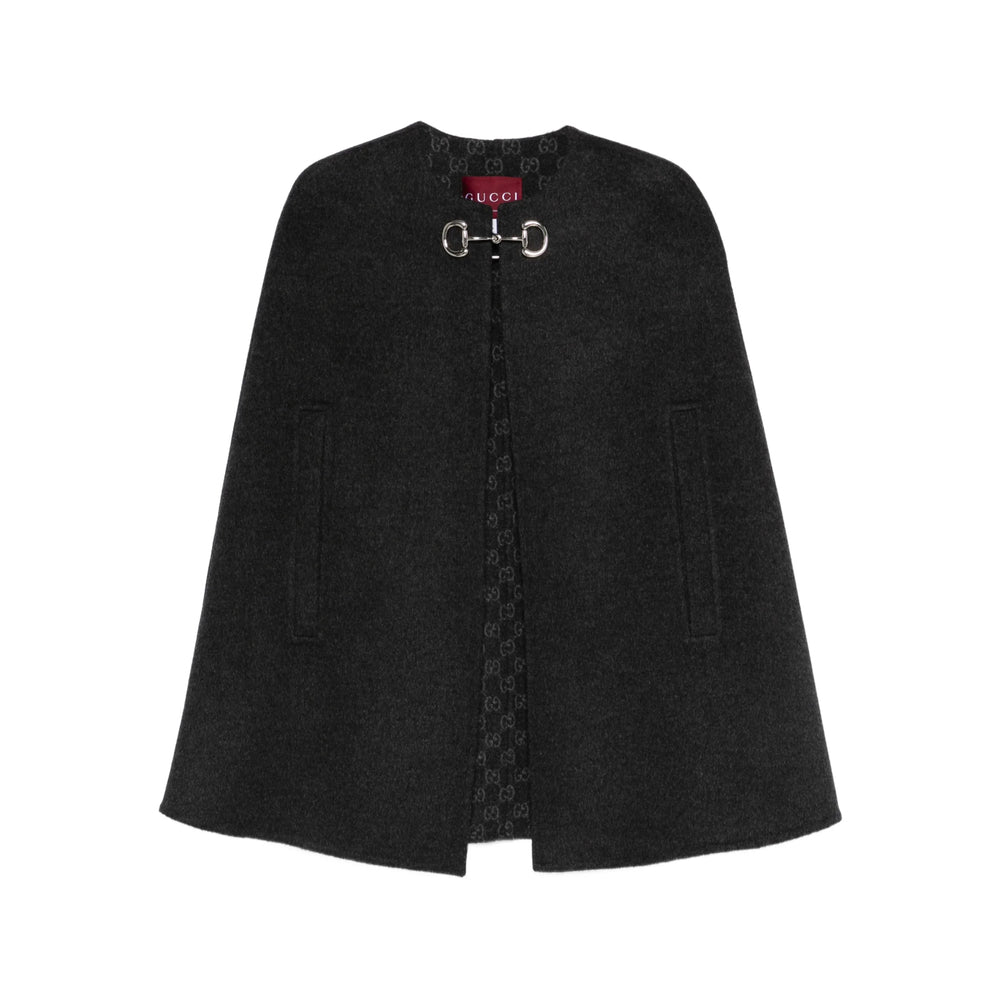 Gucci Black Jackets - Capes & Ponchos Women GUCCI