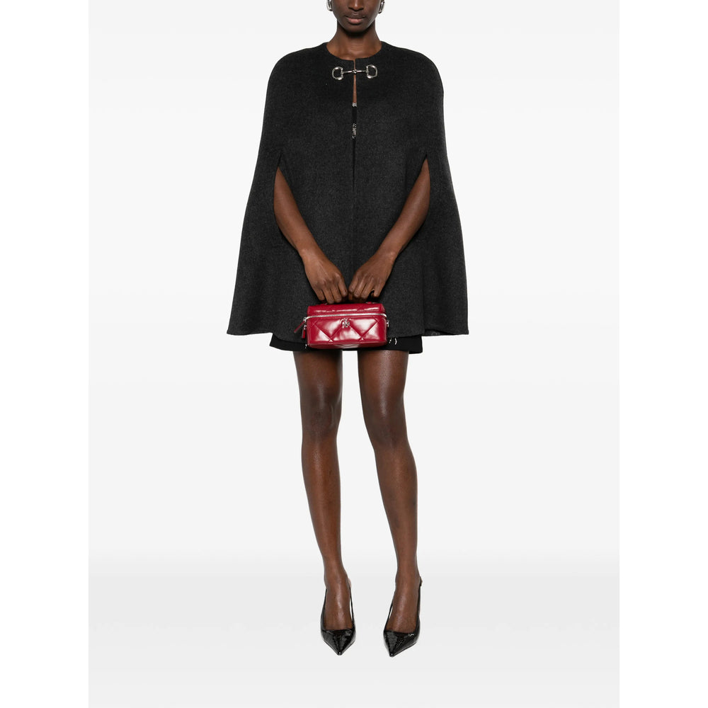 Gucci Black Jackets - Capes & Ponchos Women GUCCI