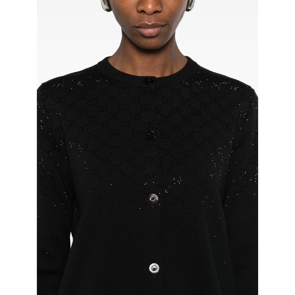Gucci Black Knitwear - Cardigans Women GUCCI