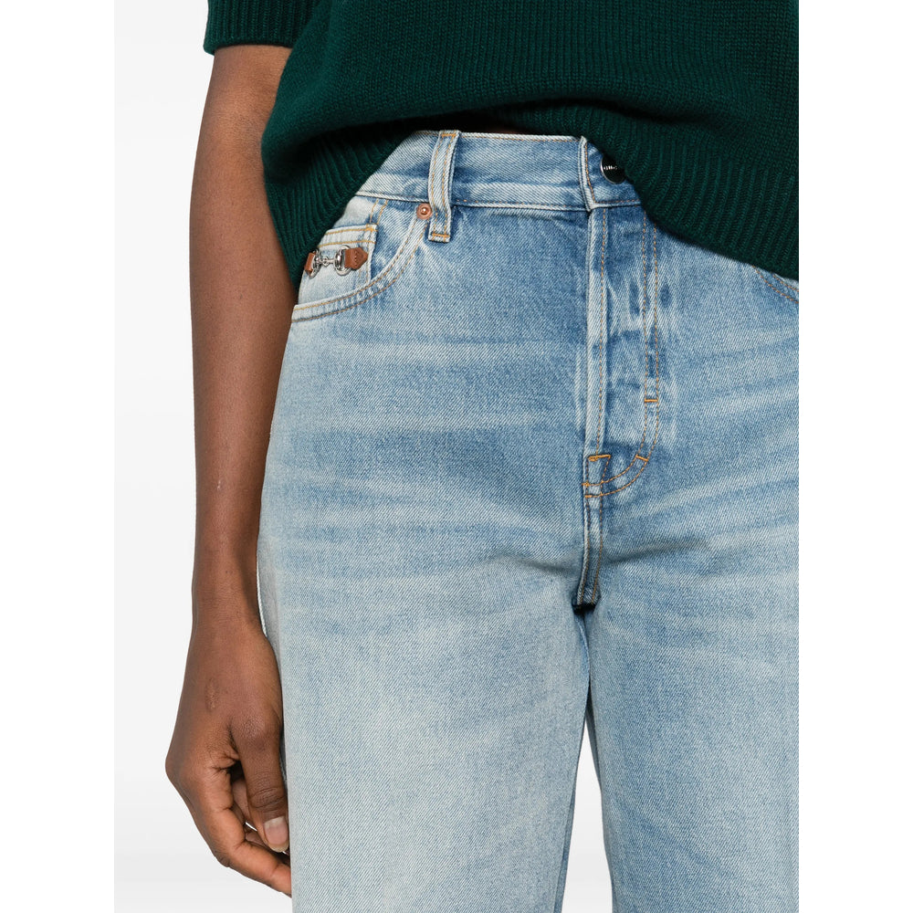 Gucci Blue Denim - Flared Jeans Women GUCCI