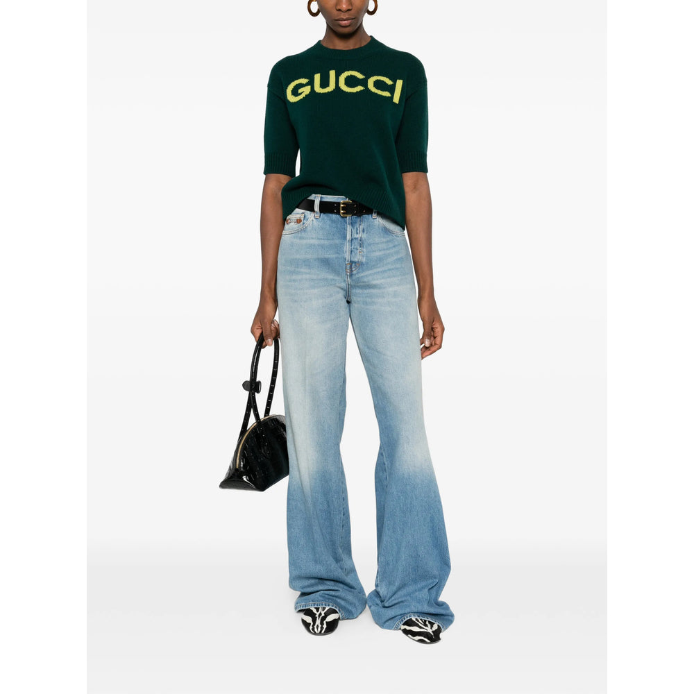 Gucci Blue Denim - Flared Jeans Women GUCCI
