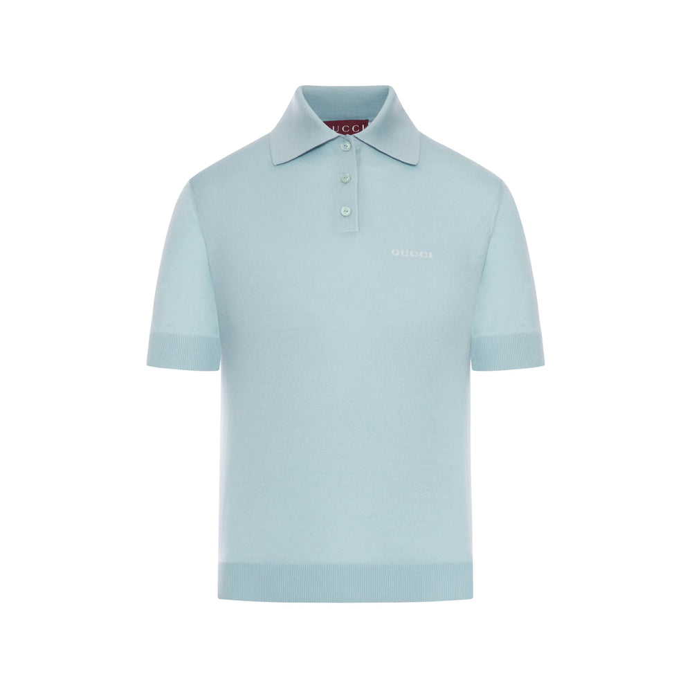 Gucci Blue Tops - Polo Tops Women Women GUCCI
