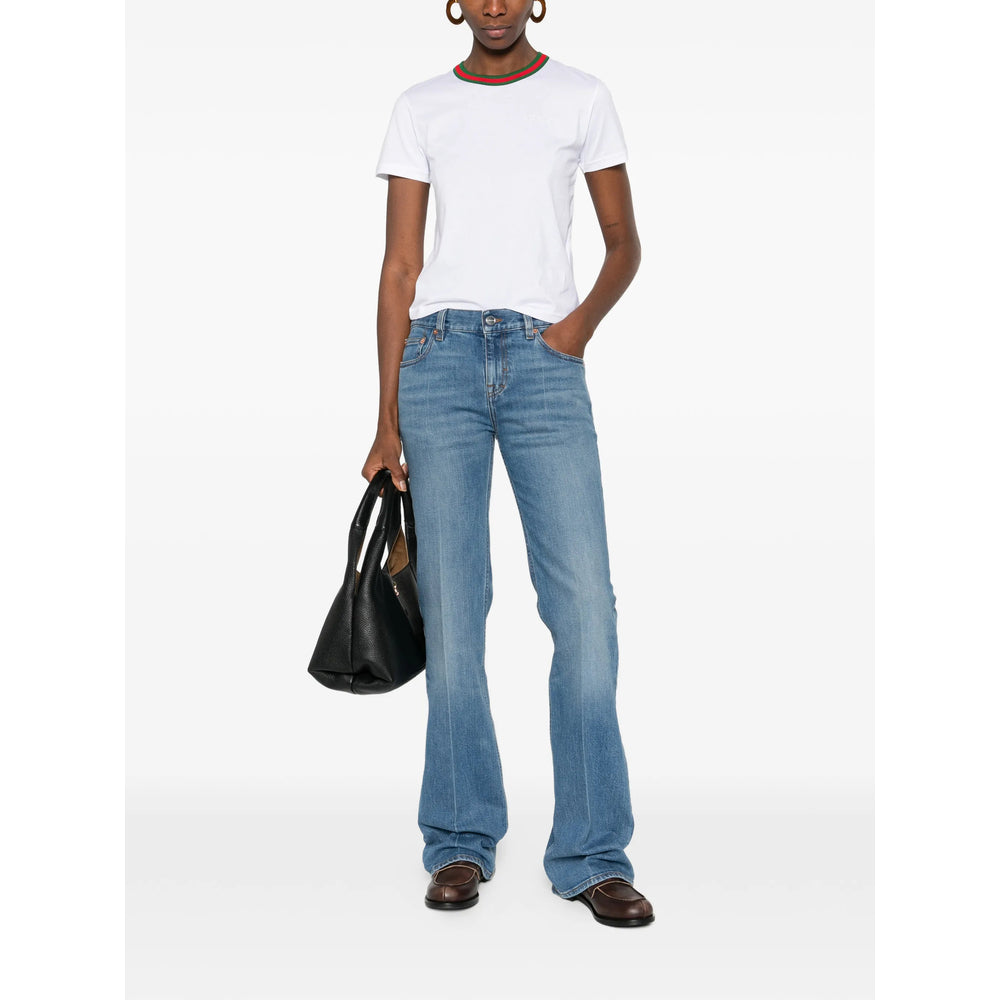 Gucci Blue Denim - Bootcut Jeans Women GUCCI