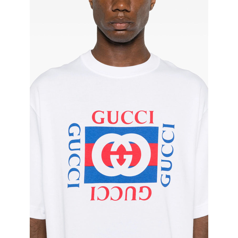 Gucci White T-Shirts & Vests - T-Shirts Men GUCCI