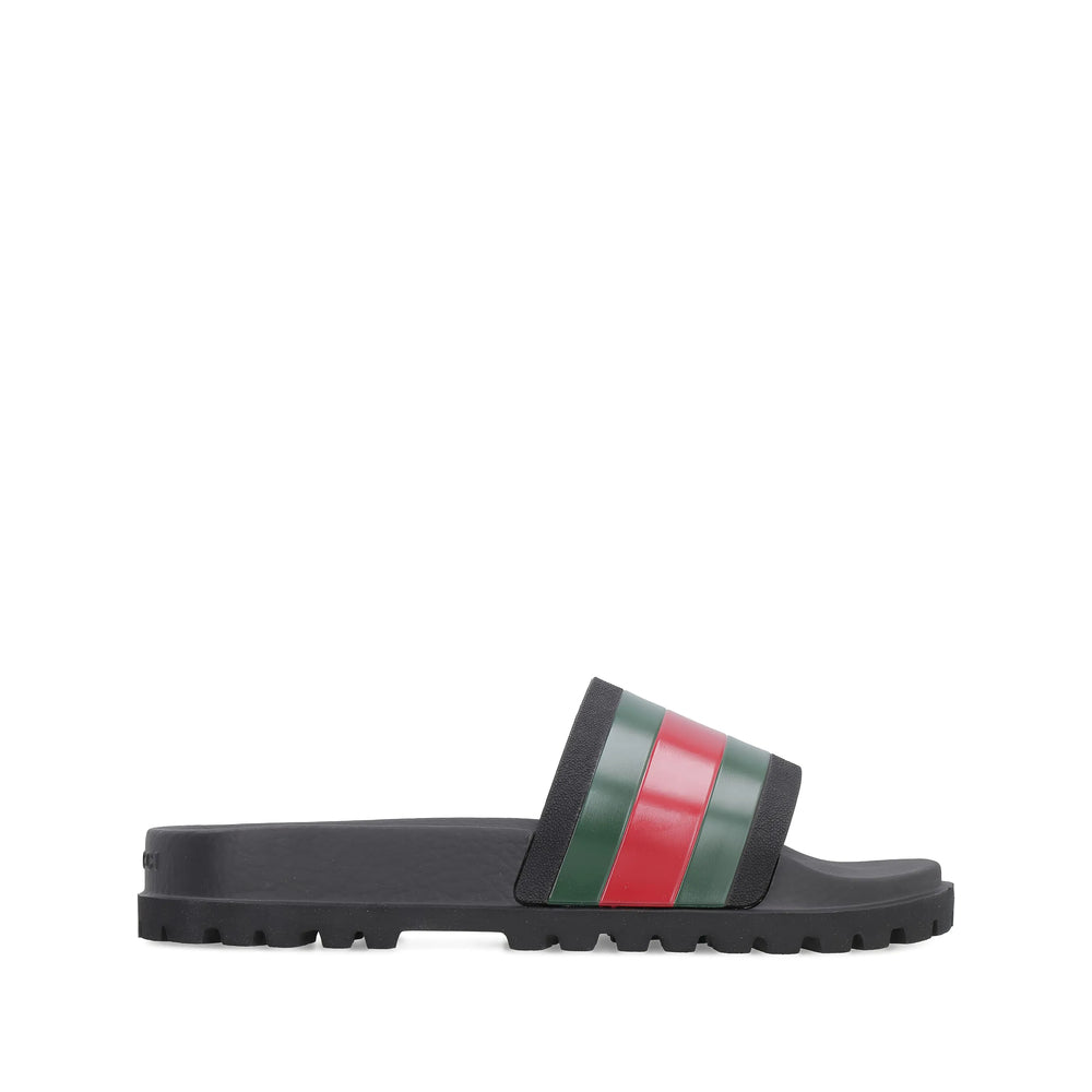 Gucci Black Flip-Flops & Slides Men GUCCI