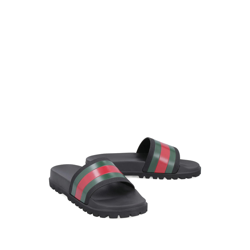 Gucci Black Flip-Flops & Slides Men GUCCI