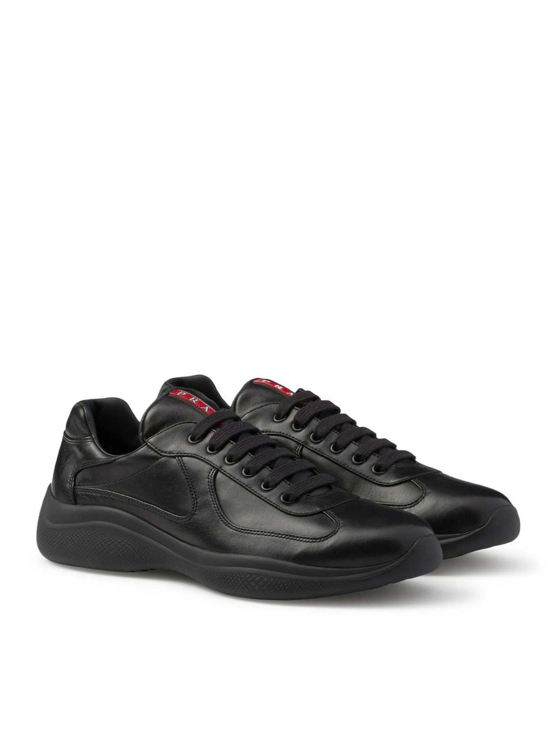 Prada Men America`S Cup Sneakers In Nappa PRADA